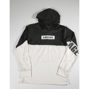 Brooklyn Laundry Savage‎ Hoodie Long Sleeve Color Block Top M 10/12